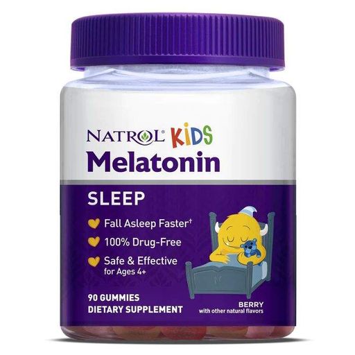 Натуральная добавка Kids Melatonin 1 mg, 90 желеек Ягоды Natrol CL0152247 (2018704)