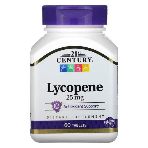 Натуральная добавка Lycopene 25 mg, 60 таблеток 21st Century CL0152377 (2018708)