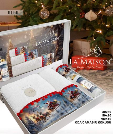 Подарочный набор полотенец с духами Olen La Maison CL0184407 (2018772)