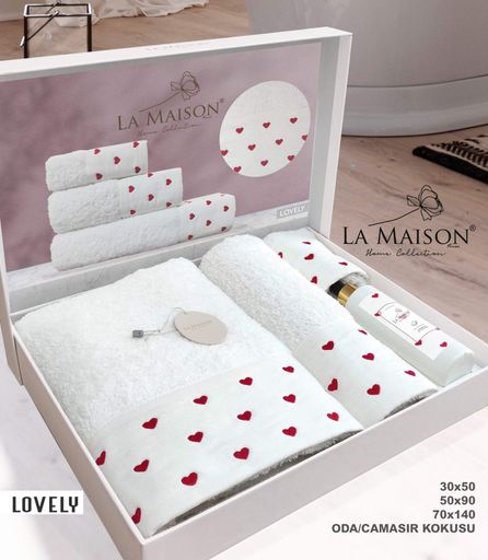 Подарочный набор полотенец с парфюмом Lovely La Maison CL0184414 (2018779)