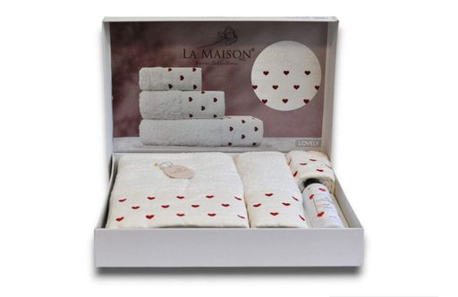 Подарочный набор полотенец с парфюмом Lovely La Maison CL0184414 (2018779)