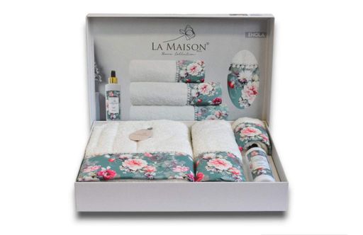 Подарочный набор полотенец с парфюмом Enola La Maison CL0184423 (2018789)