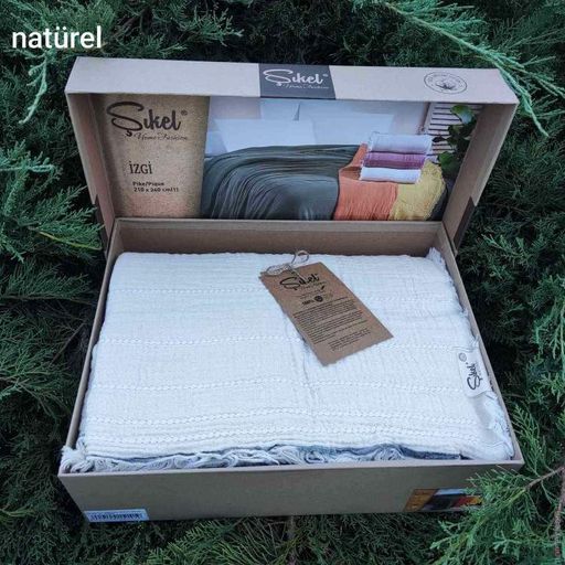 Муслиновое покрывало Izgi Naturel 210х240 см Sikel CL0184622 (2018914)