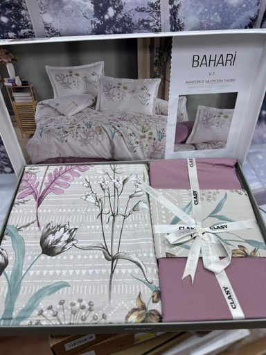 Постельное белье Bahari V1 Pembe Ранфорс Clasy CL0185402 (2019698)