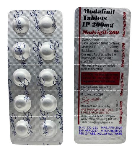 HUB Pharma Modvigil 200 мг 100 таб (пачка) (2019742)