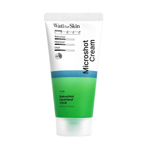Крем для обличчя Wati For Skin Bakuchiol Heartleaf Cica Microshot Cream, 50 мл