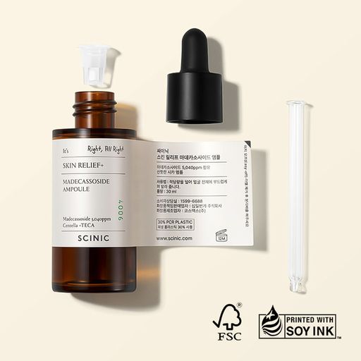 Ампульна сироватка для обличчя Scinic Skin Relief Madecassoside Ampoule з мадекасосидом, 30 мл