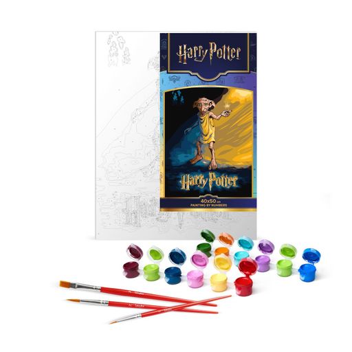 Картина за номерами Ideyka Harry Potter: Постер з Доббі, 40*50 см (KHO5221)