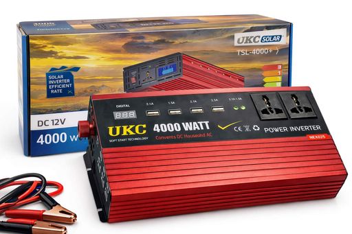 Преобразователь напряжения Power Inverter 4000W c 12V на 220 (2020132)