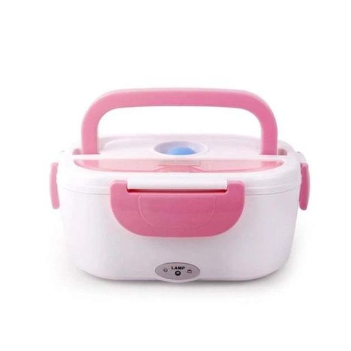 Ланчбокс с подогревом еды 12V Electric lunch box / Ланч-бокс от прикуривателя Розовый (2020176)