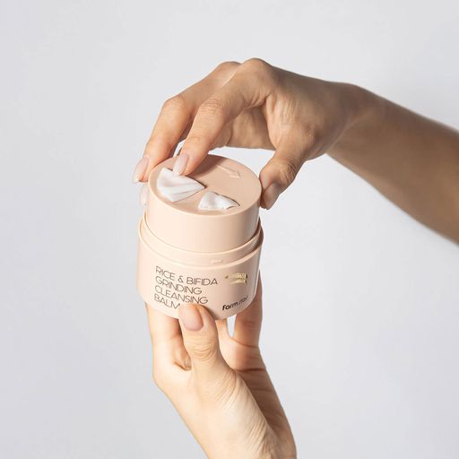 Очищувальний бальзам для обличчя FarmStay Rice & Bifida Grinding Cleansing Balm з рисом та біфідою, 50 мл