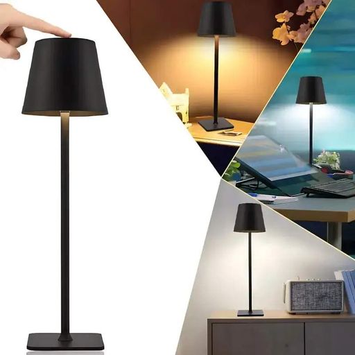 Лампа настольная аккумуляторная Cozy в скандинавском стиле 5 Вт 5200mA 2401 Черная (2020326)