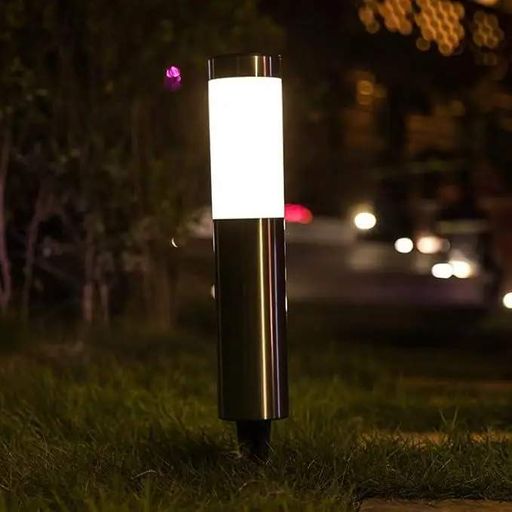 Светильники для газона Warm Solar Pillar Light / Светодиодный светильник на солнечной батарее / Уличные фонари-столбики Solar 2 шт (2020362)