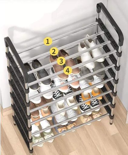 Полка для обуви металл 4 секции Shoe rack (2020433)