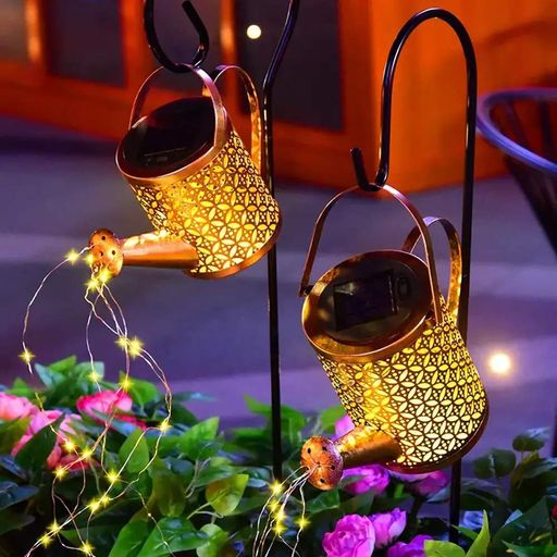 Садовый светильник на солнечной батарее "Лейка" 80см, Fairy lamp / Декоративный LED фонарь для сада (2020444)