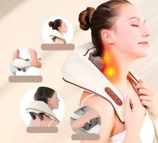 Роликовый массажер для шеи и спины, USB, MASSAGER XL-653 / Электрический массажер (2020476)