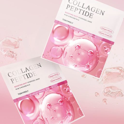 Гідрогелева маска для обличчя Tony Moly Collagen Peptide Boosting Shot Hydrogel з колагеном та пептидами, 1 шт