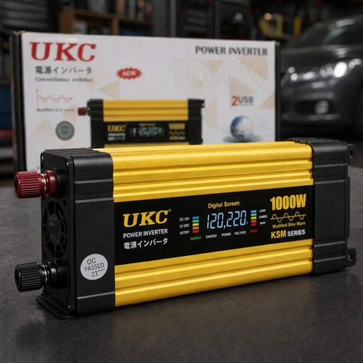 Преобразователь автомобильный инвертор UKC AC/DC UPS 1300 Вт (2020567)