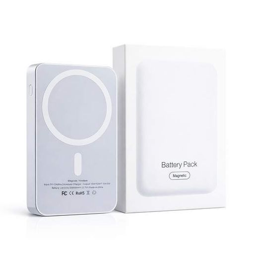 Магнитный павербанк 10000mAh MagSafe / Power Bank Type-C / Повербанк магнитный беспроводной 22,5W (2020579)