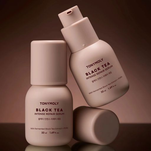 Интенсивно восстанавливающая сыворотка для лица Tony Moly Black Tea Intense Repair Serum с ферментированным черным чаем и PDRN, 50 мл