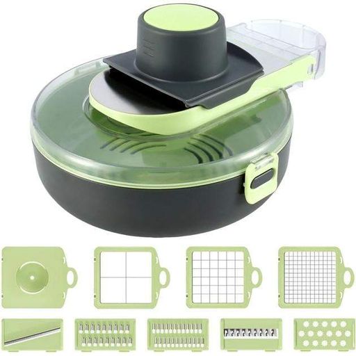Овощерезка с контейнером Vegetable Cutter 9 в 1 (2020623)