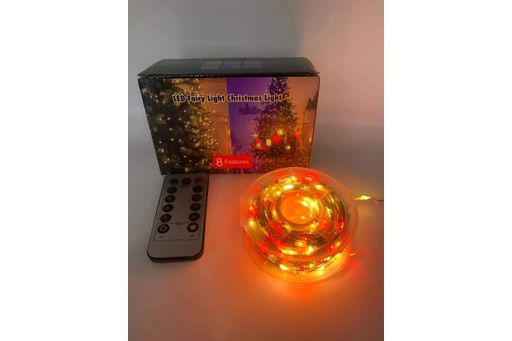 Гирлянда нить Роса от USB, 50м, 500LED  МУЛЬТИК / Светодиодная новогодняя гирлянда (2020656)
