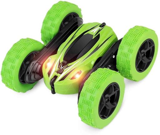 Машинка перевертыш вездеход трюковая на радиоуправлении Ydjia Stunt Car D828 Green (2020658)