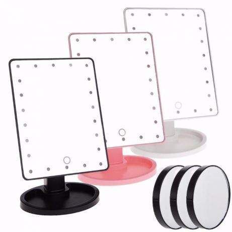 Белый Зеркало с LED подсветкой для макияжа Magic MakeUp Mirror (2020751)