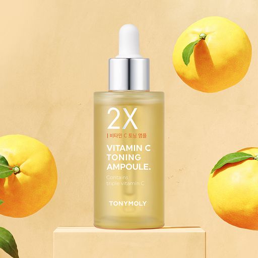 Тонізувальна ампула для обличчя Tony Moly 2X Vitamin C Toning Ampoule з вітаміном С, 50 мл