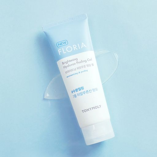 Освітлювальний пілінг-скатка для обличчя Tony Moly Floria Brightening Hyaluron Peeling Gel з гіалуроновою кислотою, 170 мл
