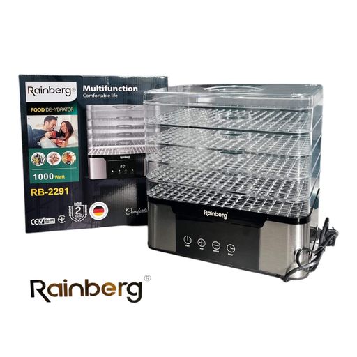 Электрическая сушилка для овощей и фруктов Rainberg RB-2291 Food Dehydrator Multifunction (1000W) (2020913)