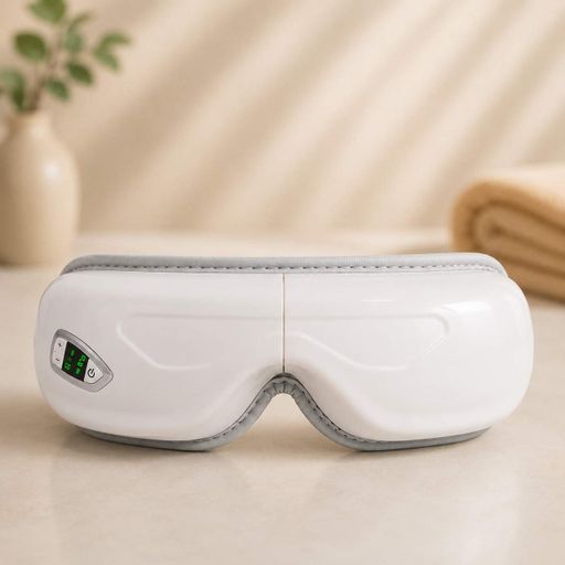 Массажер для глаз TS-5507 Airbag eye massager / Аккумуляторный массажер 3 режима / Вибрационные массажные очки для расслабления (2021055)