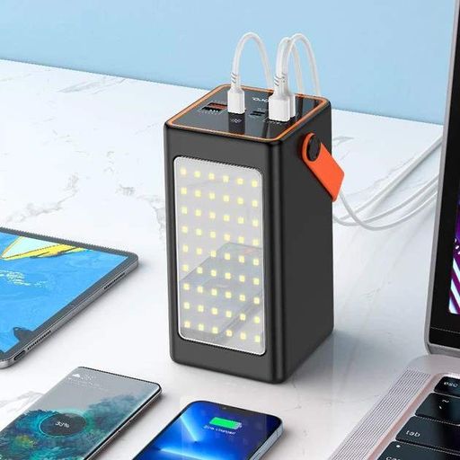 Повербанк с фонарем 90000mAh 22.5W Hoco J107 Super 333Wh PD20W 4xUSB/Type-C/MicroUSB (2021073)