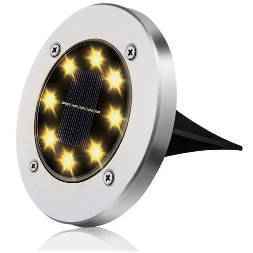 Садовый уличный светодиодный фонарь-подсветка на солнечной батарее Solar Pathway Lights 4шт 7см (2021120)