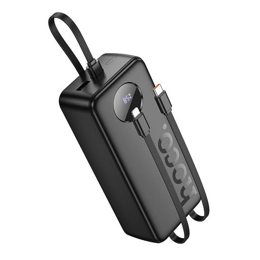 Внешний аккумулятор HOCO J132B Sabio 22.5W+PD20W fully compatible power bank with 3 cables(30000mAh) Black (2021436)