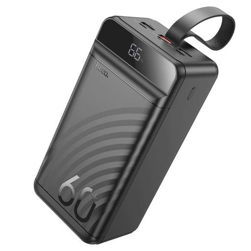 Внешний аккумулятор HOCO J123C Element 22.5W+PD20W fully compatible power bank with digital display(60000mAh) Black (2021438)