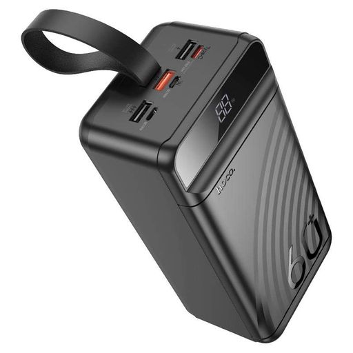Внешний аккумулятор HOCO J123C Element 22.5W+PD20W fully compatible power bank with digital display(60000mAh) Black (2021438)