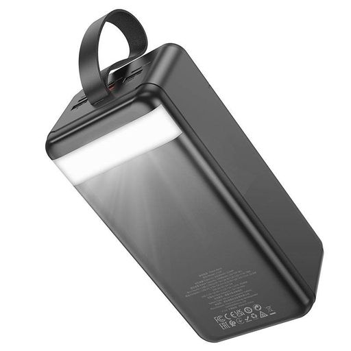 Внешний аккумулятор HOCO J123C Element 22.5W+PD20W fully compatible power bank with digital display(60000mAh) Black (2021438)