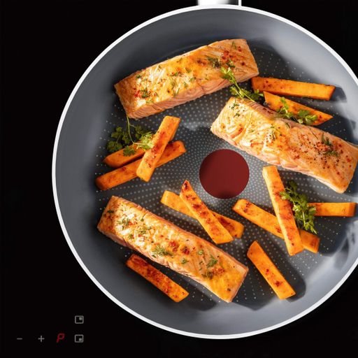 Сковорода Tefal Halo, 28см, алюміній, бакеліт, сірий (2021443)