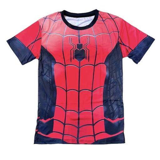Рашгард с коротким рукавом ⬩ спортивный ⬩ Человек Паук Spider Jeccordi ⬩ красный S (2021464)