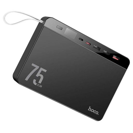 Зовнішній акумулятор HOCO J94 Overlord 22.5W fully compatible power bank(75000mAh) Black (2021475)