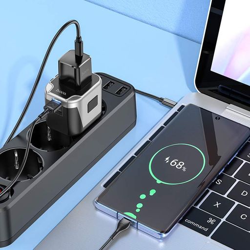 УЗП HOCO AC5 Level dual port universal conversion charger Black (2021505)