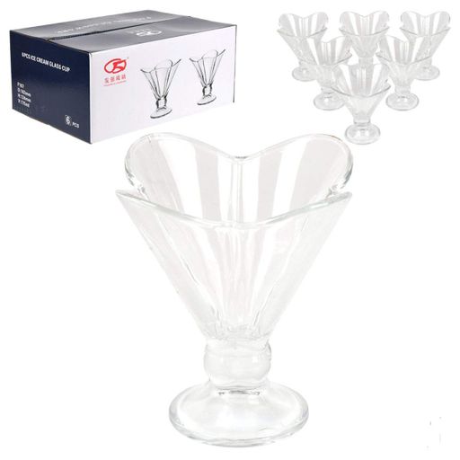 Набір креманок Garbo Glassware Ice 230 мл 6 шт (R35575) (2021626)