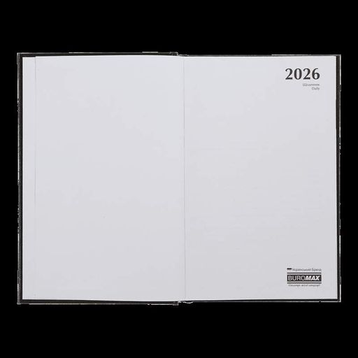 Ежедневник датированный 2026 Buromax Time A5 из бумвинила 320 страниц Зеленый (BM.21168-04) (2021790)