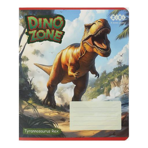 Тетрадь ученическая в линию на скобе ZiBi Dino 12 листов (ZB25.1751L) (2021809)