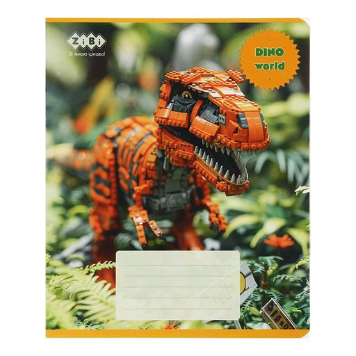 Тетрадь ученическая в клетку ZiBi Dino 12 листов (ZB25.1751K) (2021815)