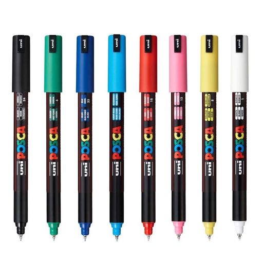 Набор маркеров UNI Posca PC-1MR 0.7мм 8шт (PC-1MR 8C) (2021829)