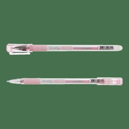 Ручка гелевая Пиши-Стирай Buromax Study 0.5мм Синяя 4шт (BM.8310-01.4) (2021837)