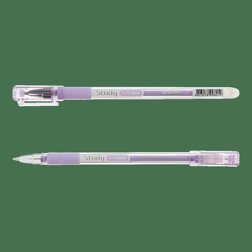 Ручка гелевая Пиши-Стирай Buromax Study 0.5мм Синяя 4шт (BM.8310-01.4) (2021837)