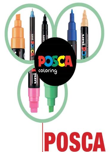 Маркер Uni Posca для всіх типів поверхні Чорний (PC-3M.Black) (2023328)